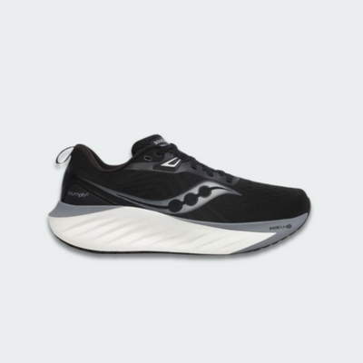 Saucony TRIUMPH 22 BLACK/WHITE W נעלי ריצה נשים רחבות