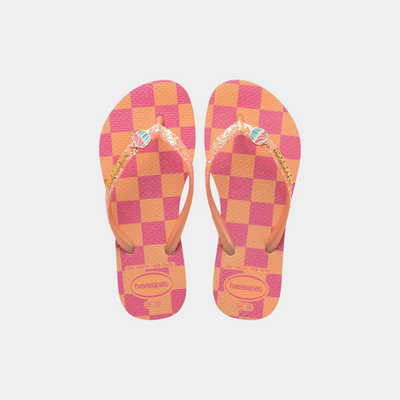 כפכפי HAVAIANAS לילדות – דגם Kids Slim Glitter Trendy