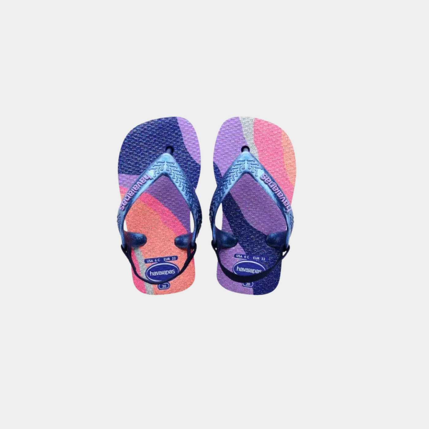 כפכפי HAVAIANAS לתינוקות – דגם Baby Palette Glow