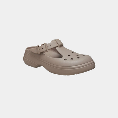 Crocs Classic Mary Jane Clog - כפכפי קרוקס לנשים מרי ג'ין בצבע טאופ