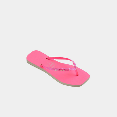 כפכפי HAVAIANAS לנשים – דגם Square Glitter Neon