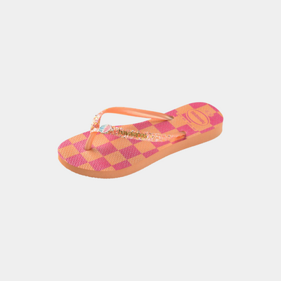 כפכפי HAVAIANAS לילדות – דגם Kids Slim Glitter Trendy