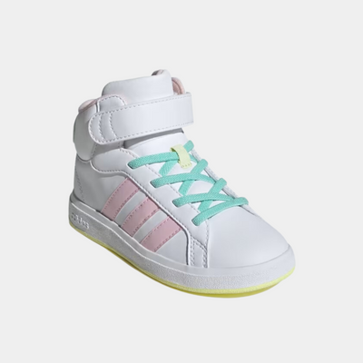 GRAND COURT MID K FTWWHT CLPINK ICEYEL FW24