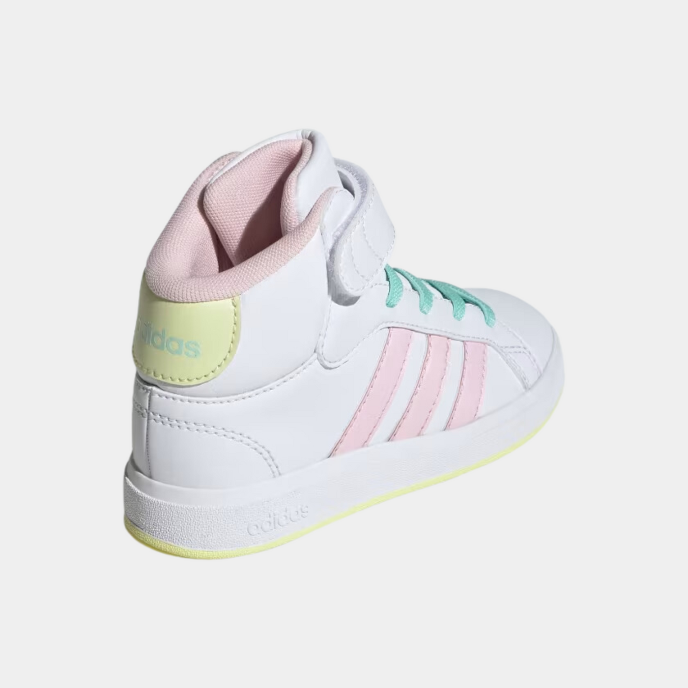 GRAND COURT MID K FTWWHT CLPINK ICEYEL FW24