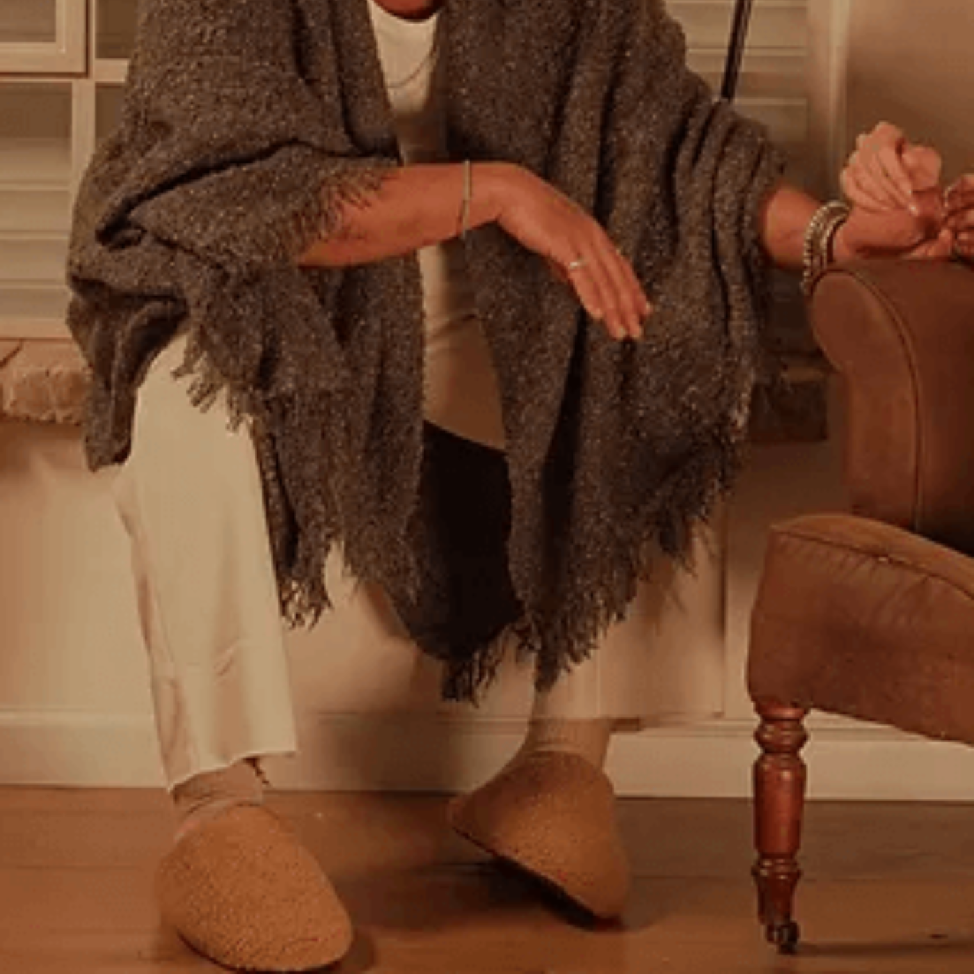 HOT TUNA The Teddy Bear נעלי בית לגברים