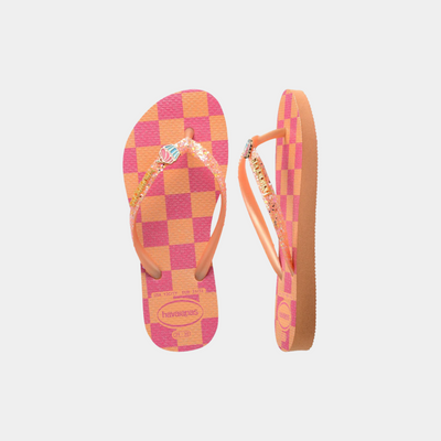 כפכפי HAVAIANAS לילדות – דגם Kids Slim Glitter Trendy