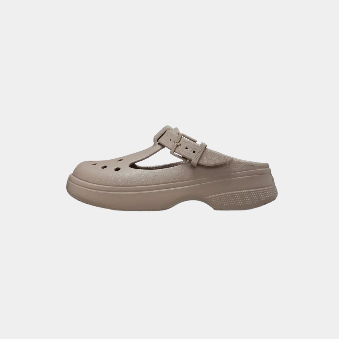 Crocs Classic Mary Jane Clog - כפכפי קרוקס לנשים מרי ג'ין בצבע טאופ