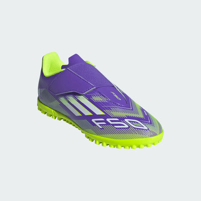 נעלי כדורגל לילדים F50 Club Hook-and-Loop Turf
