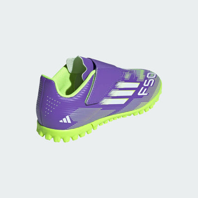 נעלי כדורגל לילדים F50 Club Hook-and-Loop Turf
