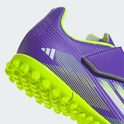 נעלי כדורגל לילדים F50 Club Hook-and-Loop Turf